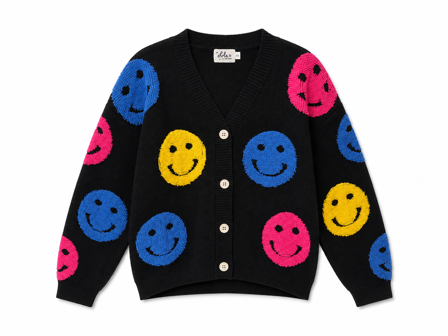 Lola Happy Caridgan Black