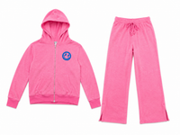 T2Love Hooded Zip Set Reversed Happy Face
