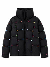 Lola Rainbow Gem Jacket Black