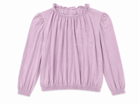 Chaser Ruffle Neck Ribbon Mineral