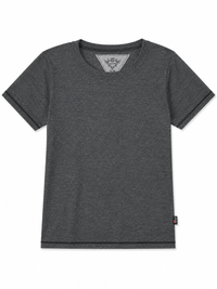 S/S Classic Fitted Tee Black #heather