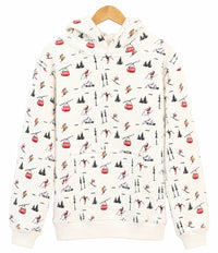 Monkey Ski SweatSuit White