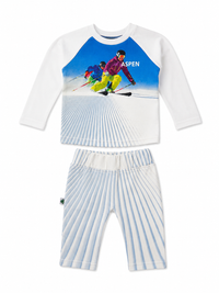 Inchworm Alley Aspen Romper White
