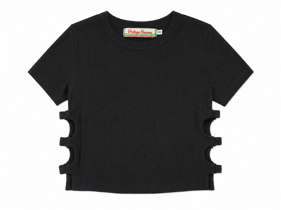 VH Bow Tshirt Black