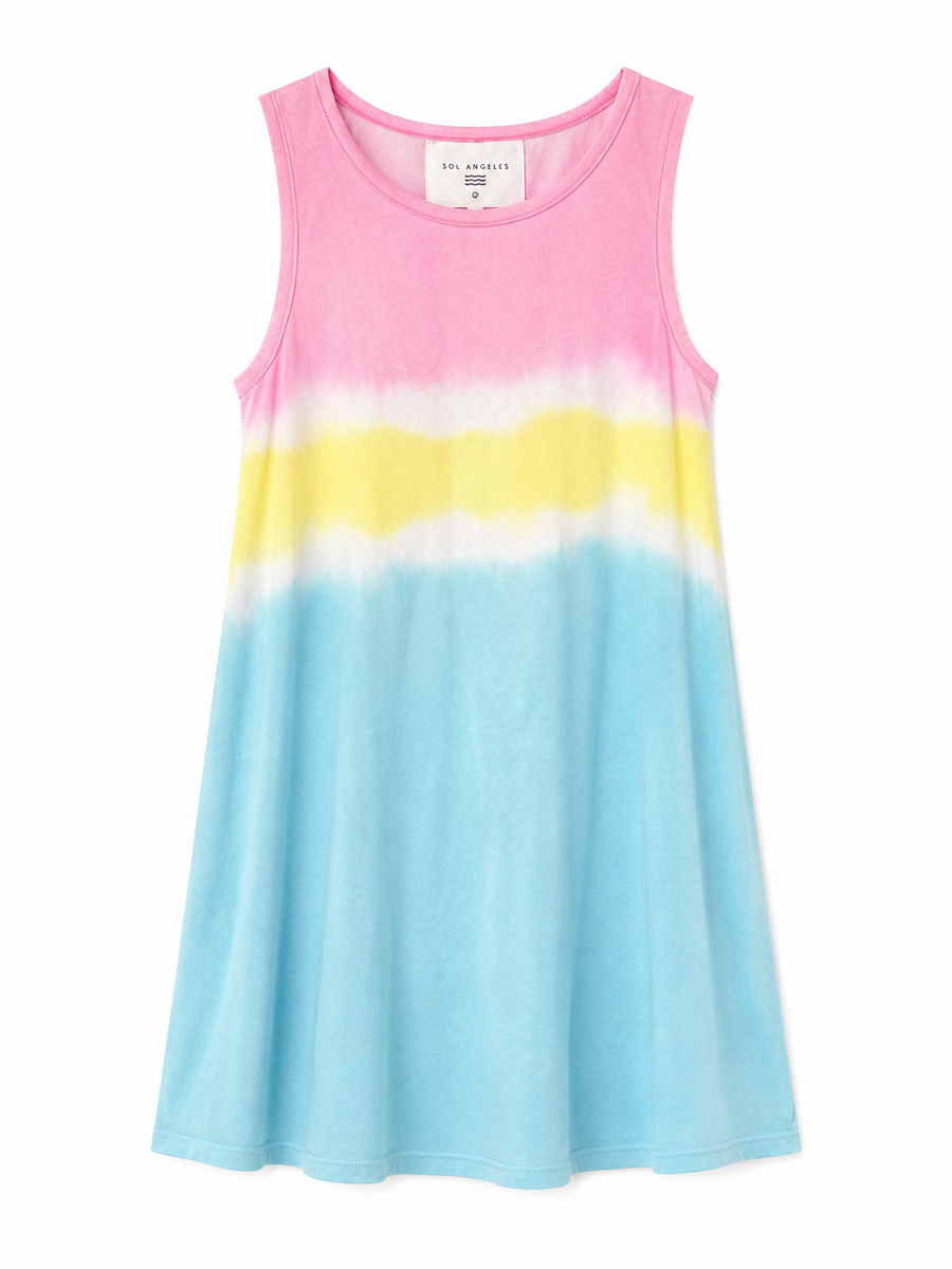 Sol Angeles Tank Dress Color Block