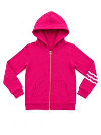 Sol Hoodie Dahlia zip
