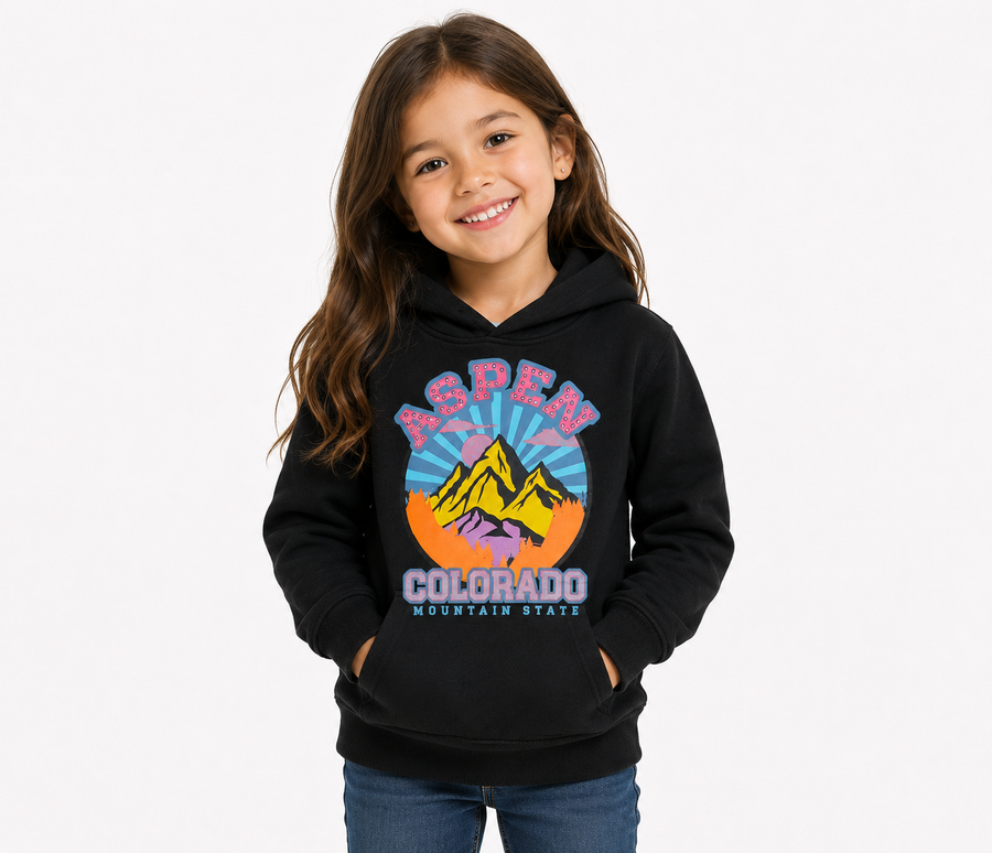 Flowers Aspen Hoodie Black