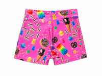 Terez Sport Short Rainbow Ice Dye