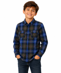 4162 Plaid Overshirt