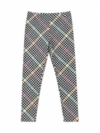 GIRLS CREW IN PARISIAN ICONS RAINBOW STRIPE HOUNDSTOOTH