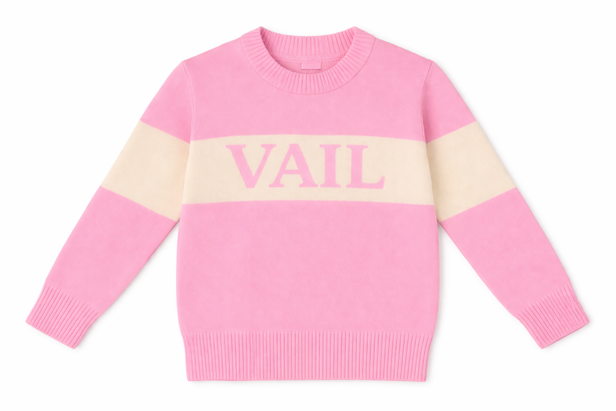 Vail Sweater - Crew Pink
