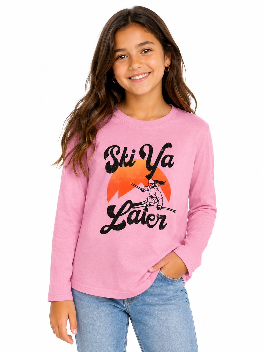 Chaser LS Ski Ya Later Pink