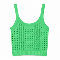 VH crochet top green