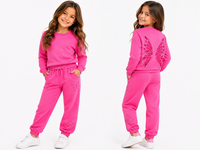 Rockwilde Sweater/Pant Pink/Butterfly Set