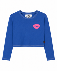 L/S Boxy T River/Pink