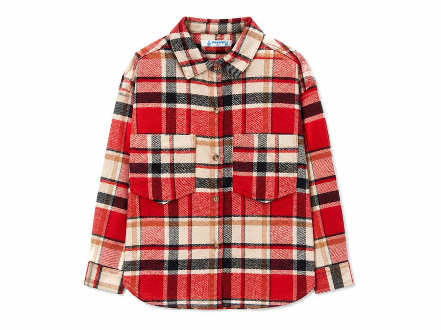 Mayoral 7180 Checked Overshirt ALL