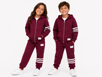 Sol Thermal Henley Set Maroon