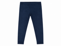 Velour Legging Deep Navy