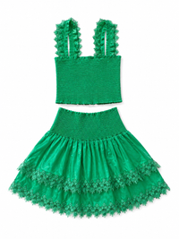 Mariel Skirt Set Green