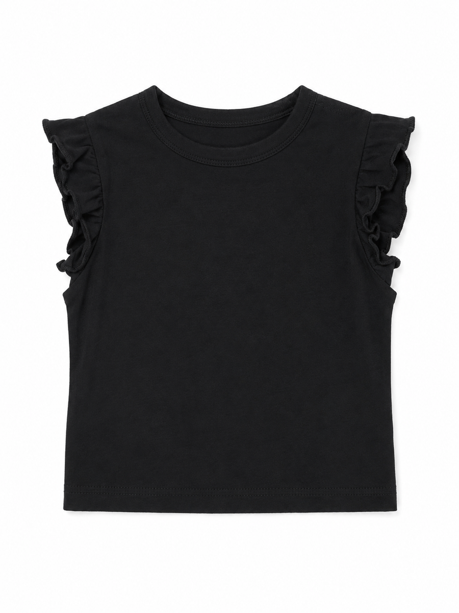 Tendencias Ruffle T Black