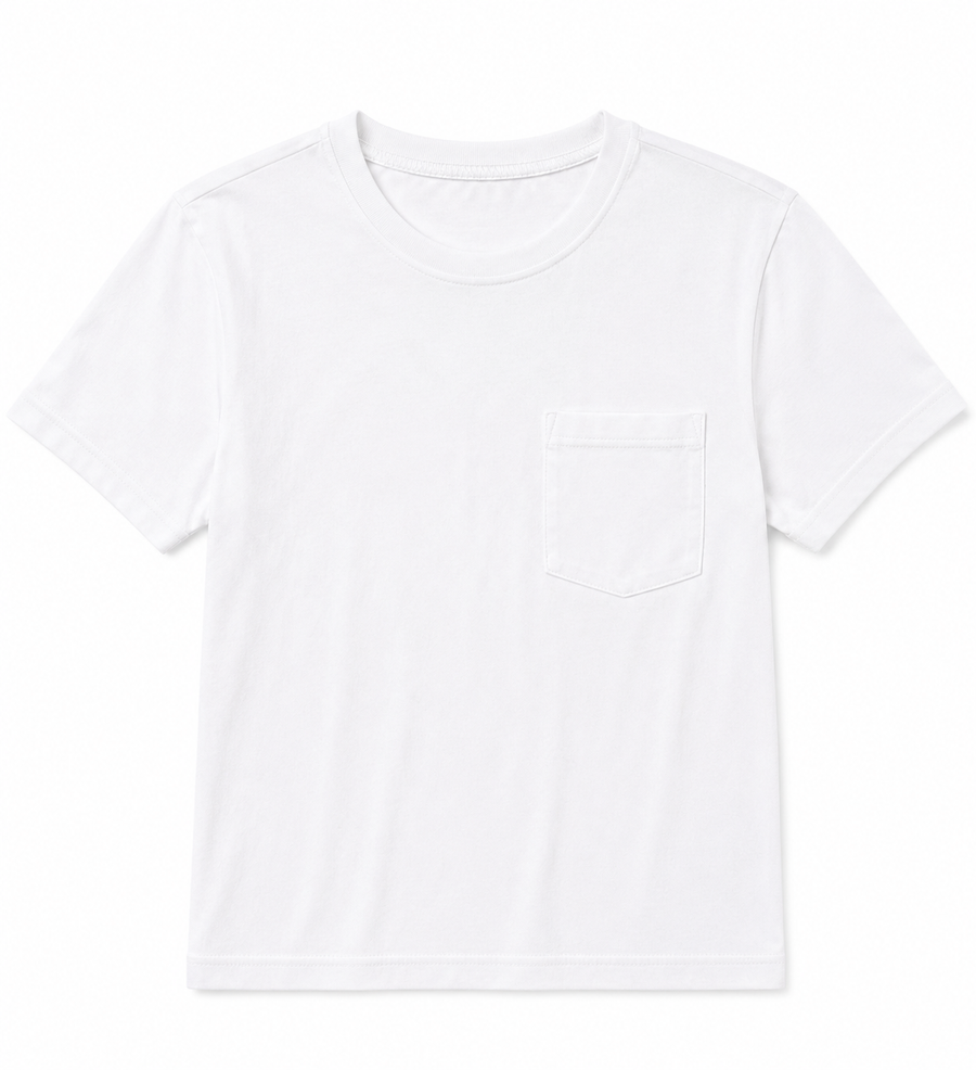 short sleeve tee white (ultimate knit)