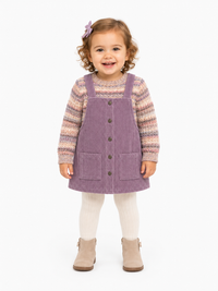 Splendid Rae Sweater Cord Dress Set - Lilac