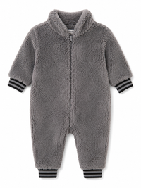 Mido Sherpa Onesie Heather Grey