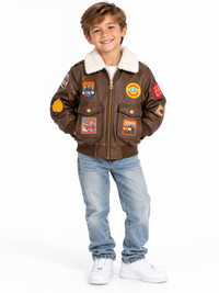 Monkey MA Ski Patch Brown