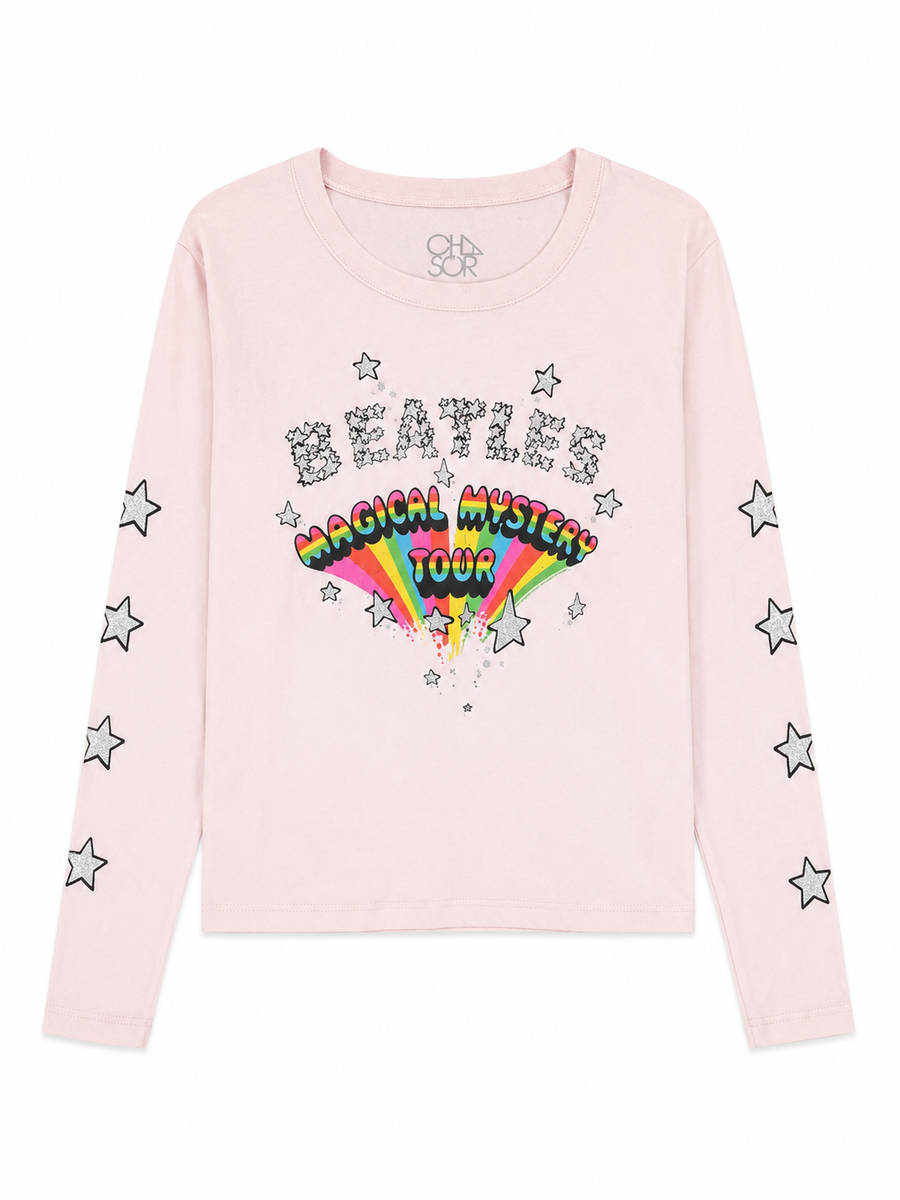 Chaser T Band LS Beatles Pink