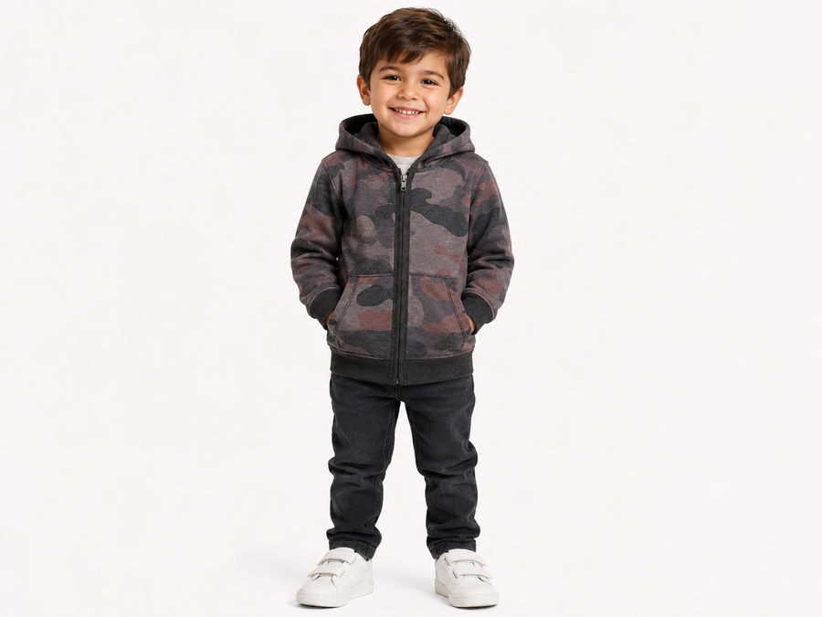 Cozii Zip up Camo