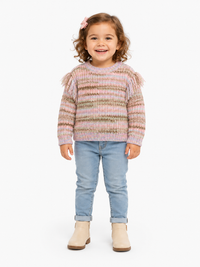 DH L/S Top Peach Sunset
