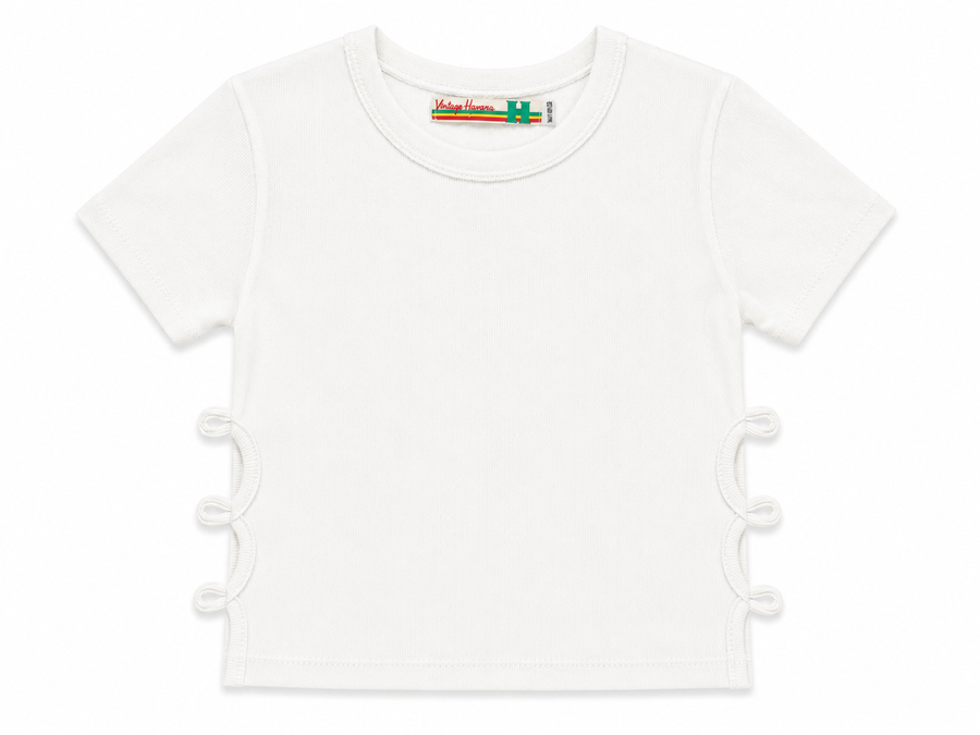 VH Bow Tshirt White