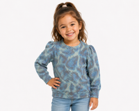 Chaser Puff Sleeve Peacock