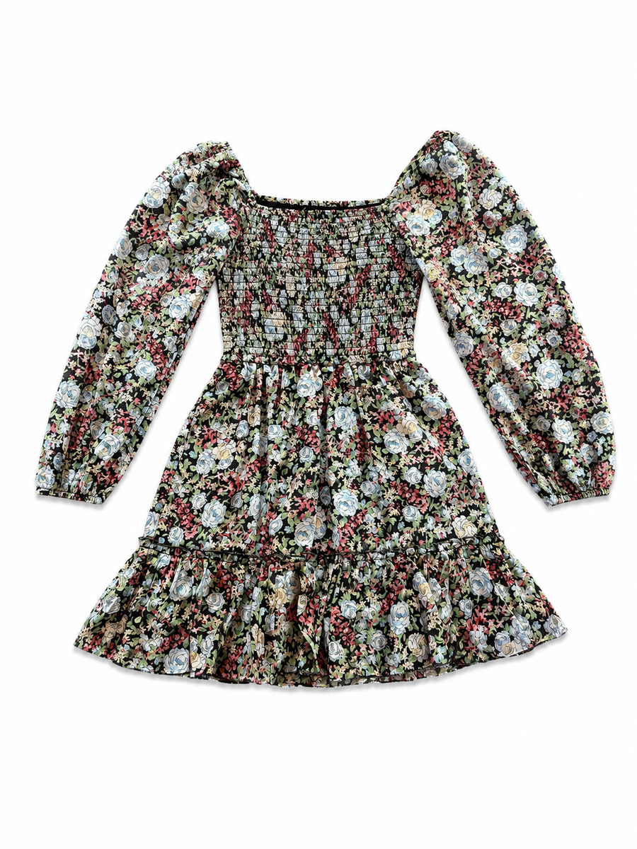 Katie J Molly Dress Beaded Floral