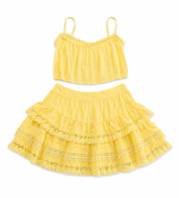 Adina Skirt Set Honey Comb