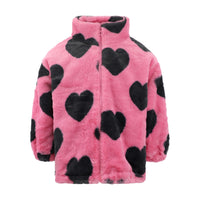 Aspen's Faux Fur Heart Jacket