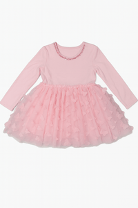 Aspen's Gem Tutu Longsleeve Butterfly Dress