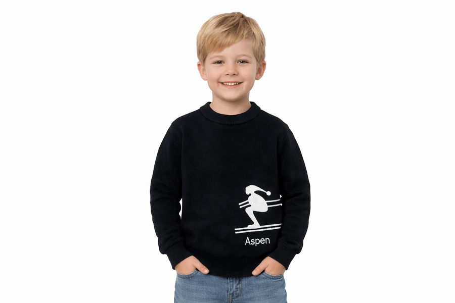 Aspen's Skier Sweater - Black