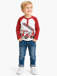 Chaser Vintage LS Tee Fire Truck
