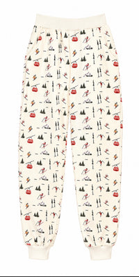 Monkey Ski SweatSuit White