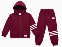Sol Thermal Henley Set Maroon