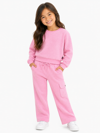 T2Love Sweater/Cargo Pants Pink