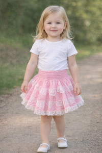 Theme Gemma Mini Skirt Pink