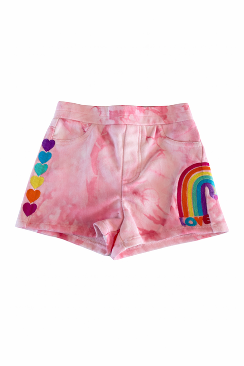 Baby Sara Embroid Short Pink Love