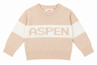 Monkey Aspen Sweater Tan/ Cream
