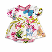 Bestaroo Floral Baby Dress – White Multi