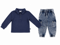 PREPPY POLO SET NAVY
