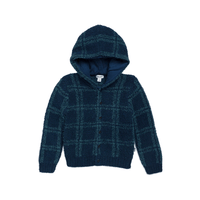 Splendid Cozy Jacket Plaid - Storm Blue