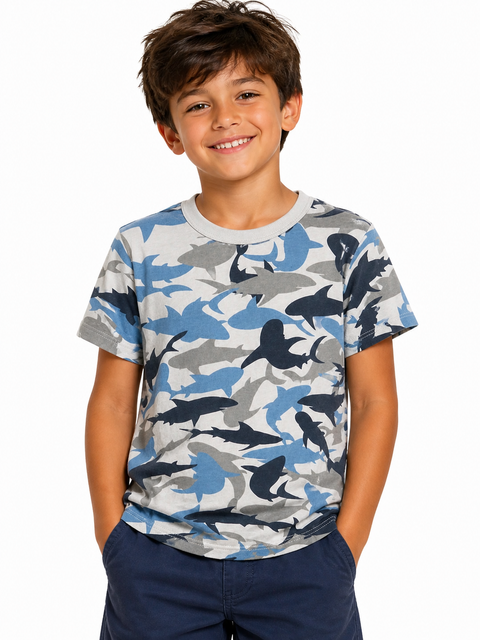 Chaser Shirt Camo Shark