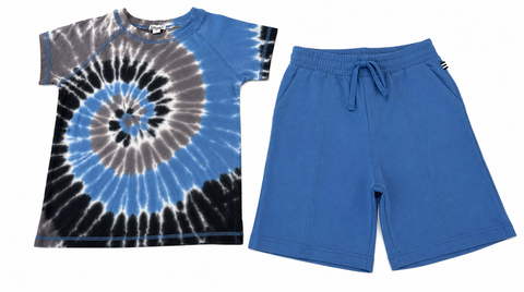Cobalt Tie Dye SS Set